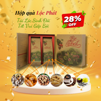 Hộp quà Tết - hộp quà Lộc Phát