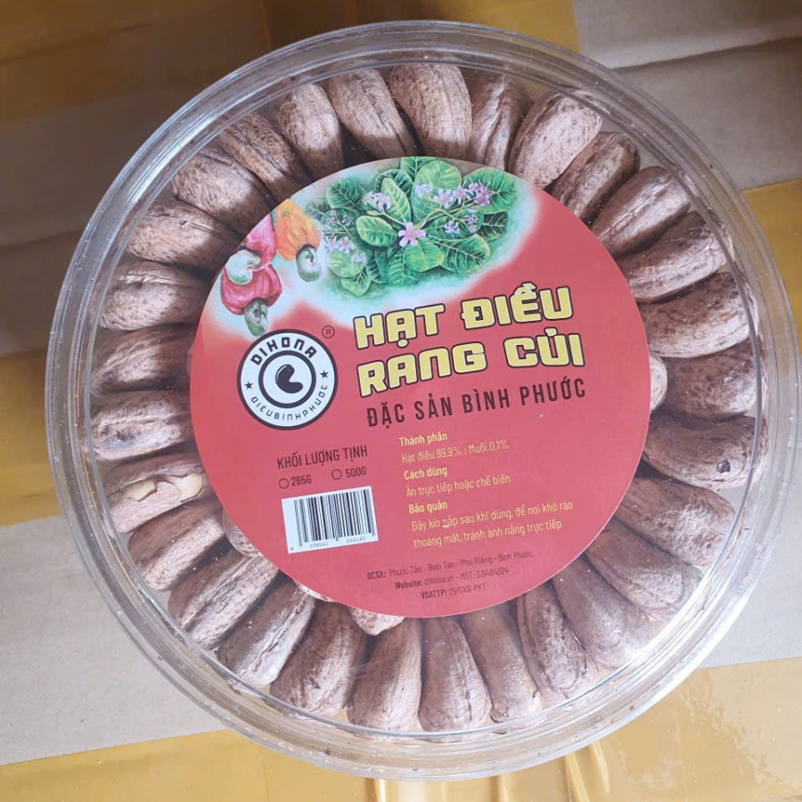 Hạt điều rang củi