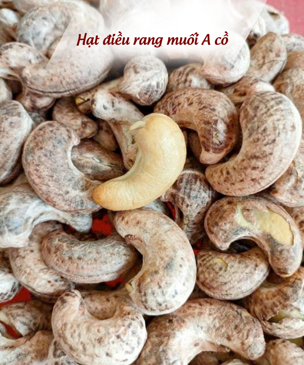 Hạt điều rang muối hộp elip (hộp hạt xoài)